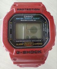 G-shock Dw-5600e Red Digital Watch Classic Square Shock Resistant Everyday Use