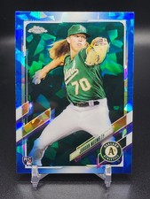 2021 Topps Chrome Sapphire Edition #570 Jordan Weems Oakland Athletics