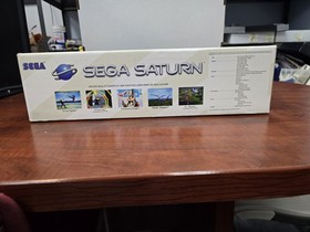 SEGA Saturn MK-80000 Console Controller Cables RF Converter W/Game COMPLETE *VE