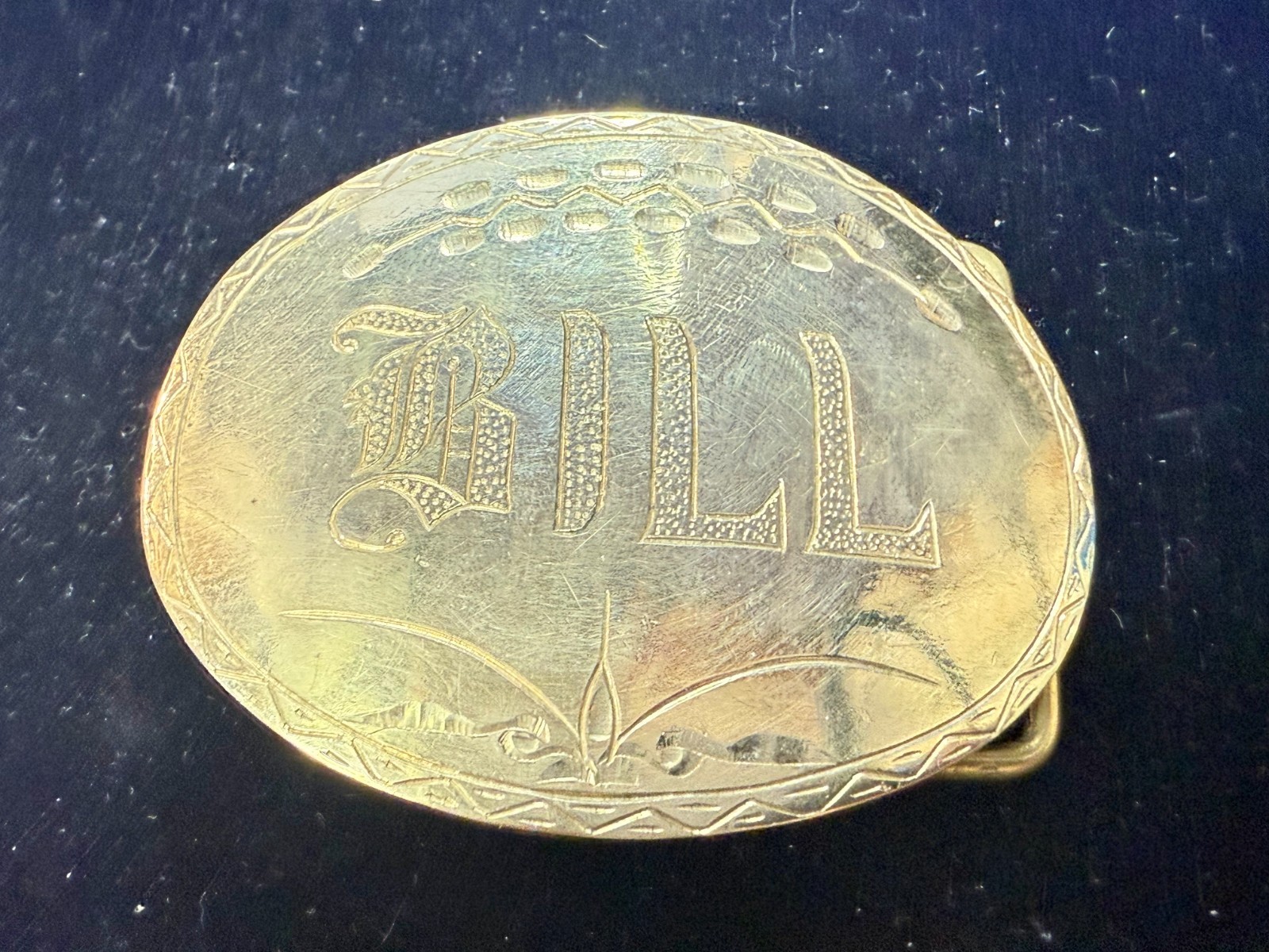 Personalized Name Bill Engraved Solid Brass Vinta… - image 13