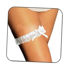 Wedding Garter Garters for Bride Bridal Lace Garter for Women 1-white