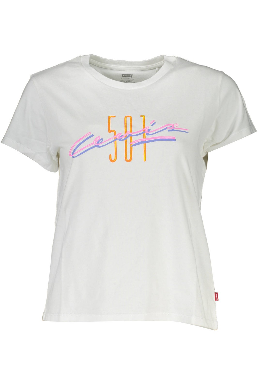 LEVI'S T-SHIRT MANICHE CORTE DONNA BIANCO TAGLIA = XS