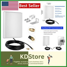 15dBi Outdoor Dual Band WiFi Antenna 2.4GHz 5GHz Long-Range Directional Panel