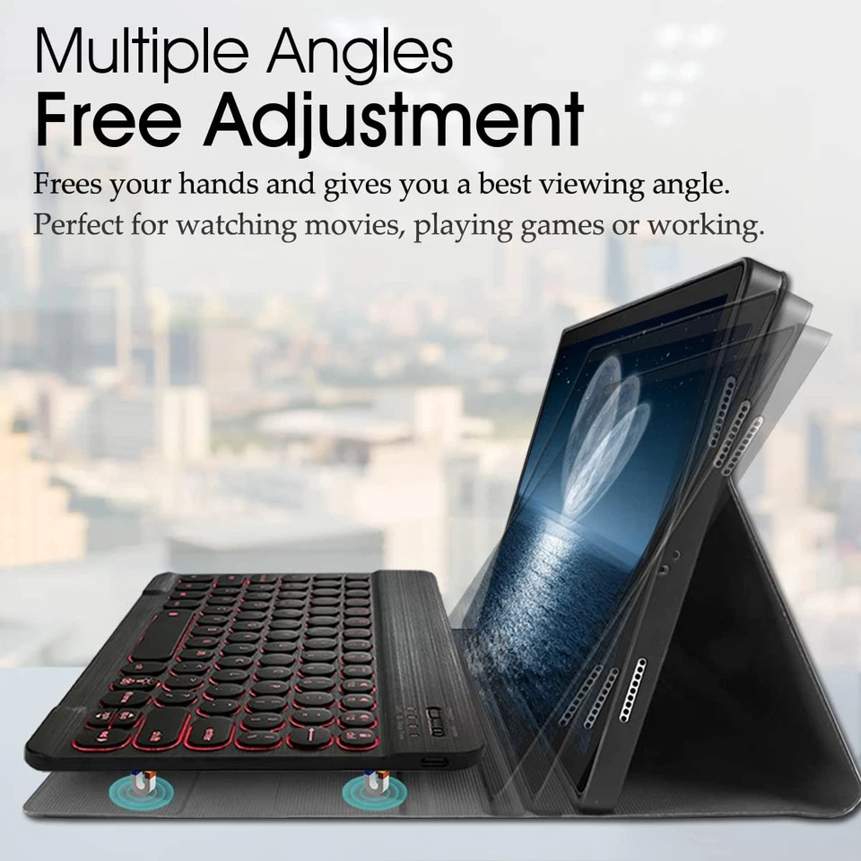 Backlit Keyboard Case for Samsung Galaxy Tab S5e 10.5 Inch 2019(SM-T720/T725/... - Image 4 of 4