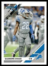 2019 Donruss Quandre Diggs Detroit Lions #96
