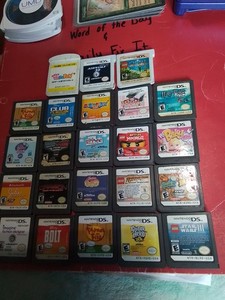 23x Nintendo Ds 3Ds Lot Games AS-IS For Parts or Repair won't load Mario Party