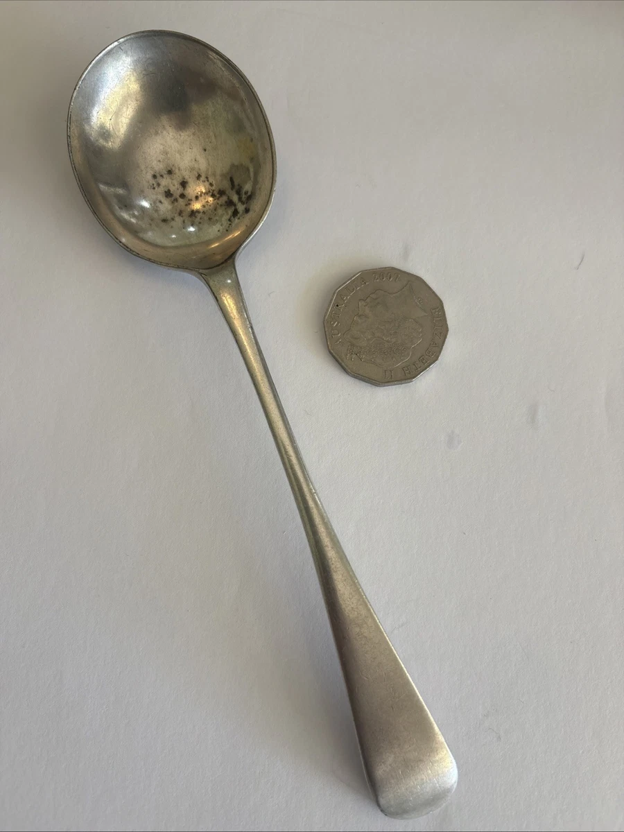 Vintage Silver Plated Serving Spoon MH & Co Hallmark Stamped Electro Plated