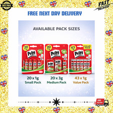 Pritt Glue Stick, Safe & Child-Friendly Craft Glue for Arts & Crafts Activities,