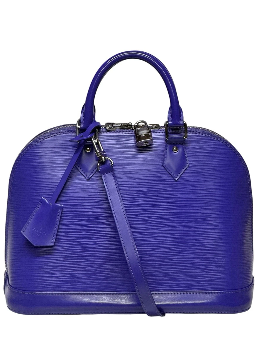 Louis Vuitton Leather Exterior Purple Bags & Handbags for Women