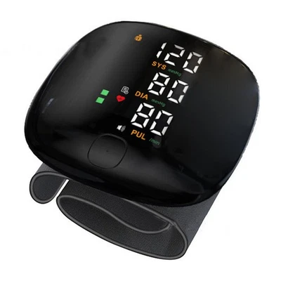 Automatic Wrist Blood Pressure Monitor Digital BP Machine Heart Rate Monitor