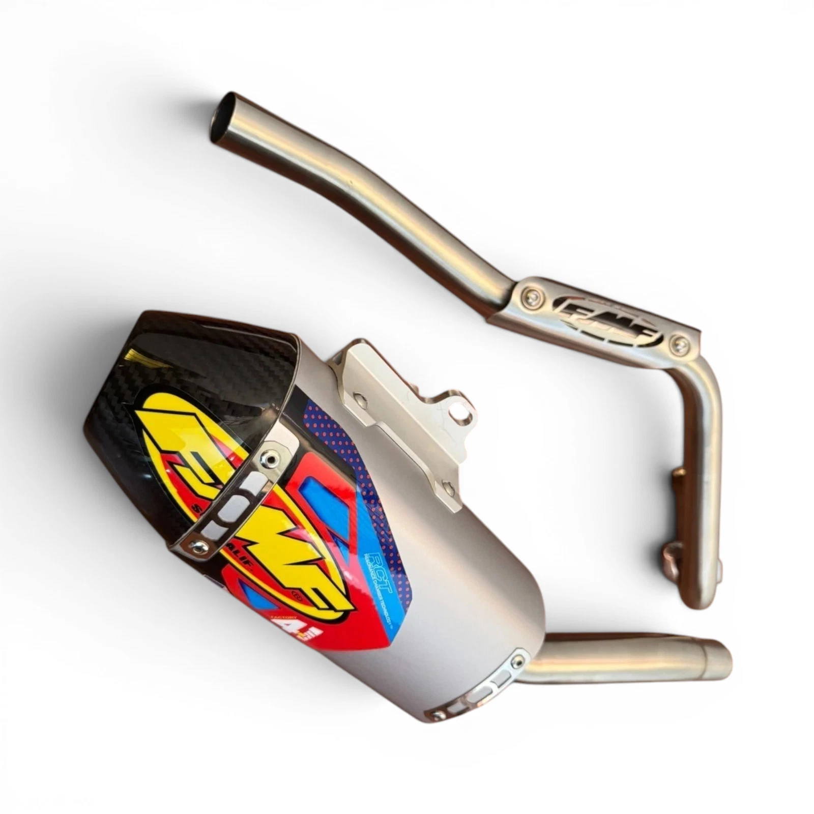 CARBON EXHAUST FULL SYSTEM STAINLESS PIPE RS9 FOR HONDA CRF110F