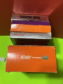 Atari 2600 Video Game Console  with Boxed Games-tested Works