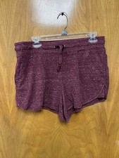 Athletic - women's maroon shorts - size large