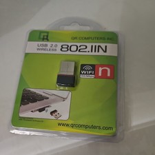 QR Computers INC. - USB 2.0 Wireless Dongle - 802.IIN - NEW