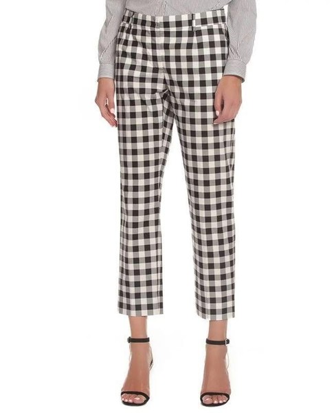 Women Dolce & Gabbana Trousers Black Cotton 42 /
