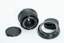 Minolta MD W.ROKKOR-X 28mm f2.8 w/Hood Man Focus Wide Angle MD Mount Exc MINT-