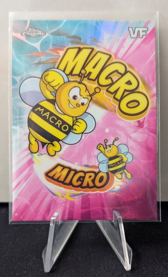 2026 Topps Chrome Veefriends Macro Micro BB-7 Balance Battles Refractor Insert