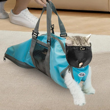 Cat Nail Clipping Cleaning Grooming Restraint Bag  Free Muzzle  No Scratching Bi