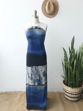 Lorelei Halter Maxi Dress - Indigo - Large