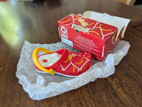 McDonald’s Happy Meal Crocs Toy #2 Scribbles BRAND NEW IN BOX - Picture 2 of 5