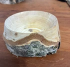Rustic BIRCH BARK wood Bowl   Handcrafted   Mohawk, NY