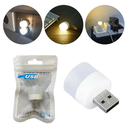 Lampe de Nuit USB à Lumière Chaude LED pour Protection des Yeux et Lecture - Afbeelding 2 van 14