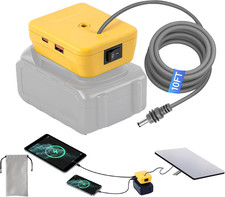 10FT Starlink Mini Battery Adapter Compatible with Dewalt 20V Battery with Low V