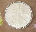 2002  Walking Liberty American Eagle 1 oz Fine .999 Silver Dollar