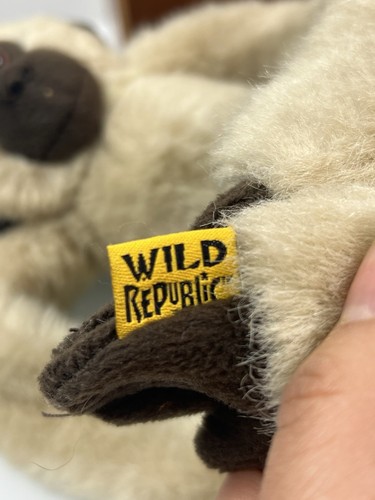 Juguete de peluche vintage Wild Republic K&M mono colgante animal de peluche beige tostado - Imagen 6 de 9