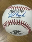 LOU BROCK Autographed Signed 3000 Hit Baseball HOF St. Louis w/ display cube