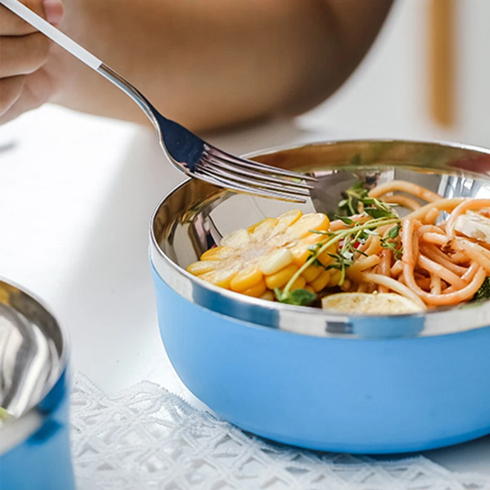 Stainless Steel Insulated Lunch Box Storage Warmer Bento Food Container Portable - Image 3 of 4