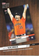 2020 Topps Series 1 JUSTIN VERLANDER Topps Now Review 2019 - ASTROS - #TNR-10