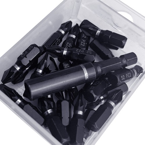 BraveTools PZ2 Impact Drill Driver Screwdriver 26pc Bits Set Magnetic Bit Holder - Picture 8 of 8