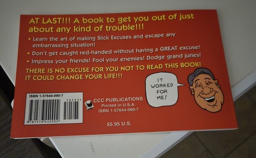 Slick Excuses For Stupid Screw-Ups by Charles Goll (1999, Trade Paperback) - Picture 2 of 2
