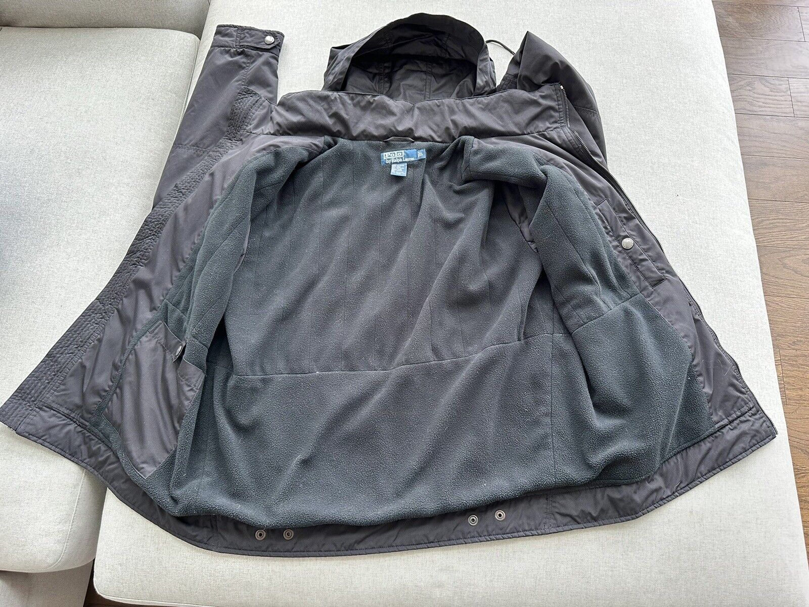 Ralph Lauren  Polo Windbreaker jacket black size L - image 6