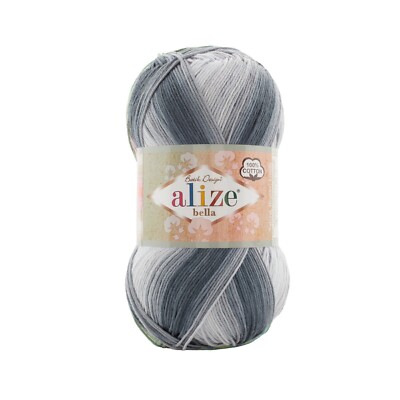 (39,90  /kg) NEU 100g ALIZE Bella Batik - Baumwolle mit Farbverlauf NEU