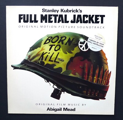 Full Metal Jacket - Stanley Kubrick - Orig. Soundtrack Vinyl LP, 1st. press 1987