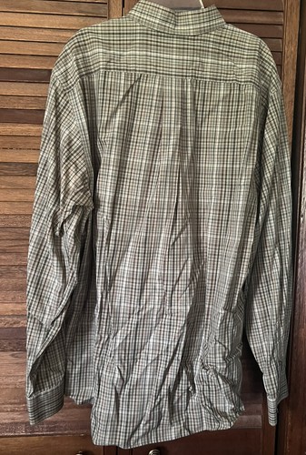 Eddie Bauer Herren Langarm grün kariert Button Up Shirt Gr. Large - Bild 2 von 2
