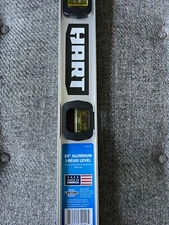 HART 24-inch Aluminum I-Beam Level with Top-Read Window