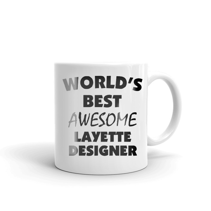 World's Best Awesome Layette Designer Coffee Tea Ceramic Mug Office Cup Gift