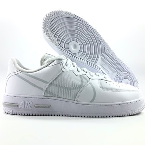 air force 1 react white pure platinum