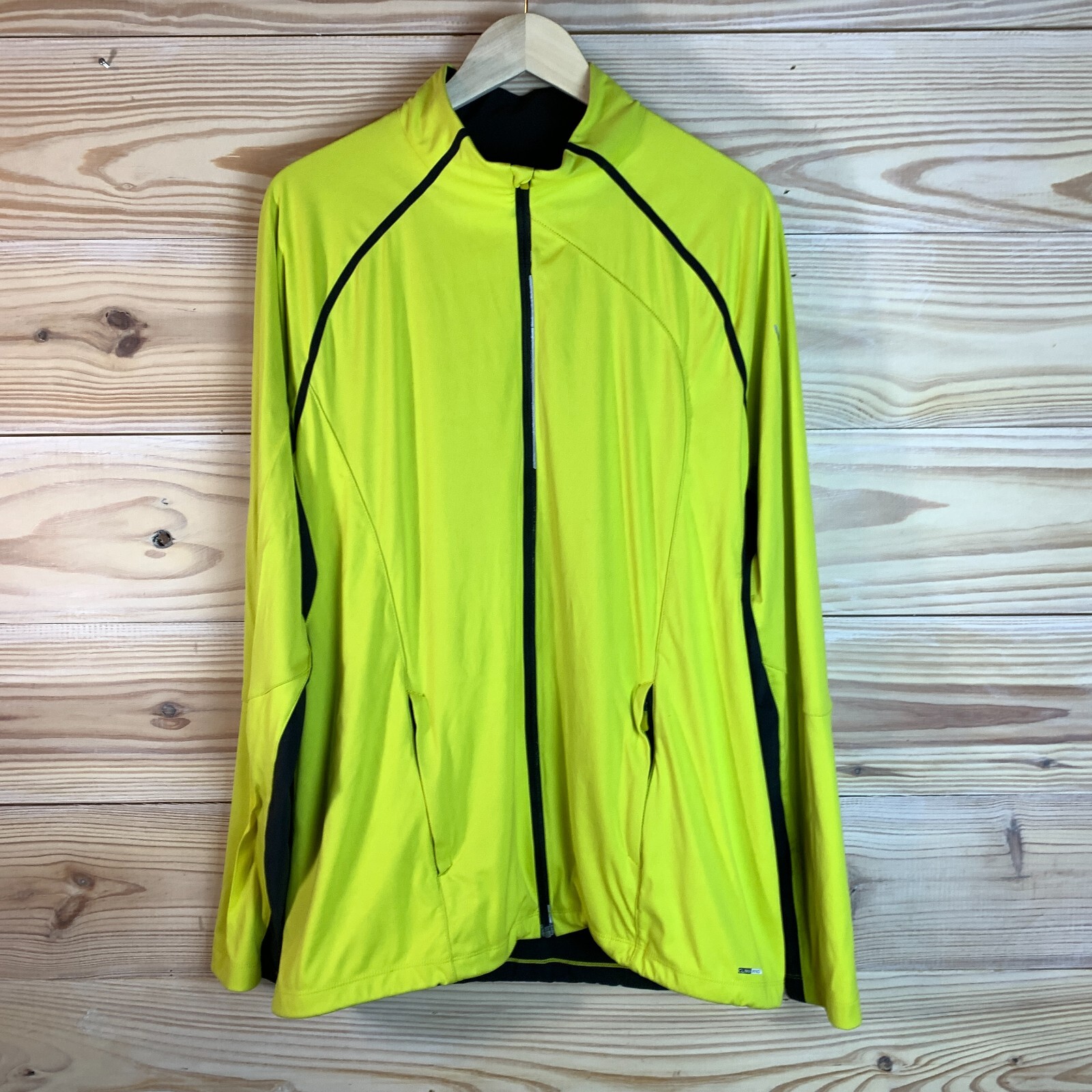 Giacca Salomon Uomo XL Giallo Neon Leggera ClimaWind Riflettente Elasticizzata Corsa