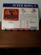 The Official NFL SUPER BOWL PATCH SUPER BOWL 5 COLTS/COWBOYS