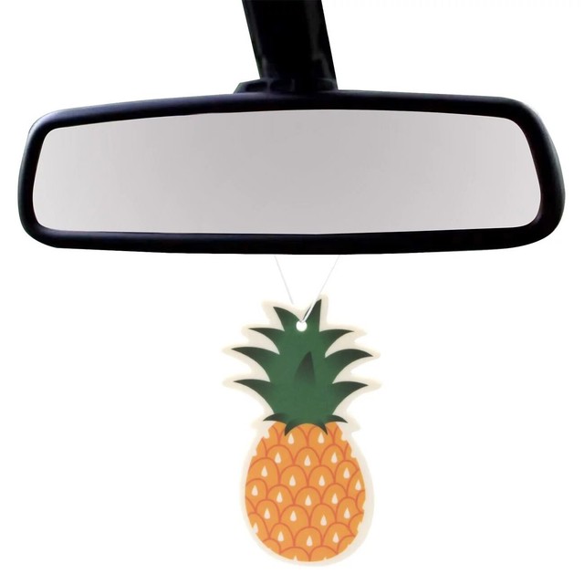 PINEAPPLE AIR FRESHENER CAR MIRROR HANGING FRAGRANCE CHARMING SCENTS