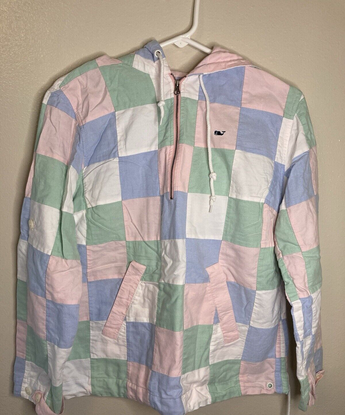 Vineyard Vines  Patchwork Jacket Hoodie Women’s X… - image 1