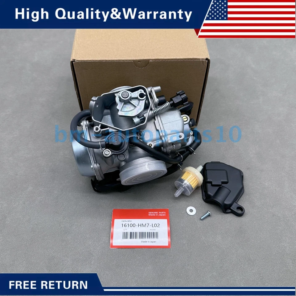 New! Carburetor For Honda foreman 400 FourTrax foreman 400 16100-HM7-L02 ATV US Foto 3 de 4