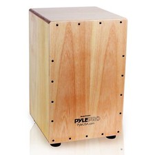 Pyle Jam Cajon - Wooden Cajon Stringed Percussion Box PCJD18 