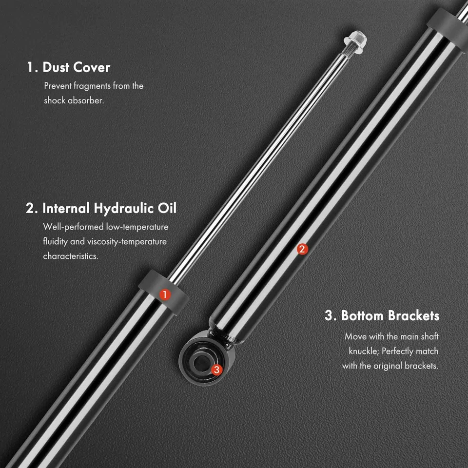 4x Conjunto completo de puntal y resorte helicoidal delantero y trasero para Saturn L300 LW300 3,0 L Foto 3 de 4