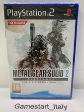 METAL GEAR SOLID 2 SUBSTANCE - SONY PS2 - NEW SEALED PAL VGA UKG WATA READY