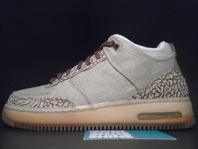 NIKE AIR JORDAN FORCE III 3 LS RETRO AJF OG FUSION REED OAK CEMENT